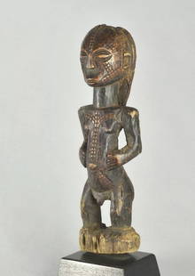 Nice TABWA ancestor figure statue Congo Drc African sculpture Tribal Art 1354: CONGO DRC TABWA ancestor figure The Tabwa are a small people of Central Africa, they live mainly in eastern DRC, but also in Zambia and Tanzania. Characteristics : TYPE OF OBJECT: Statue, figure