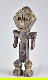 Nice LEGA Figure Iginga statue Bwami Cult Congo Drc African Tribal Art MC 1908: CONGO DRC LEGA Bwami Figure The figures used in the cult of the Bwami are generically called Iginga Collective, sacred properties, they are kept in secret, generally in closed wicker baskets. Their