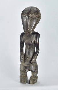 Large BASIKASINGO Ancestor Figure Congo Sikasingo Kasingo Statue Pre Bembe 1723: CONGO DRC Beautiful BASIKASINGO Ancestor Figure Mizi or Mizimu The Basinkasingo live in eastern Congo, north-west of Lake Tanganyka, in the Province of South Kivu, in the Territory of Fizi, and more