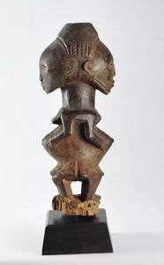 Beautiful HEMBA Kabeja figure janus Statue Congo DRC African Tribal Art 1295