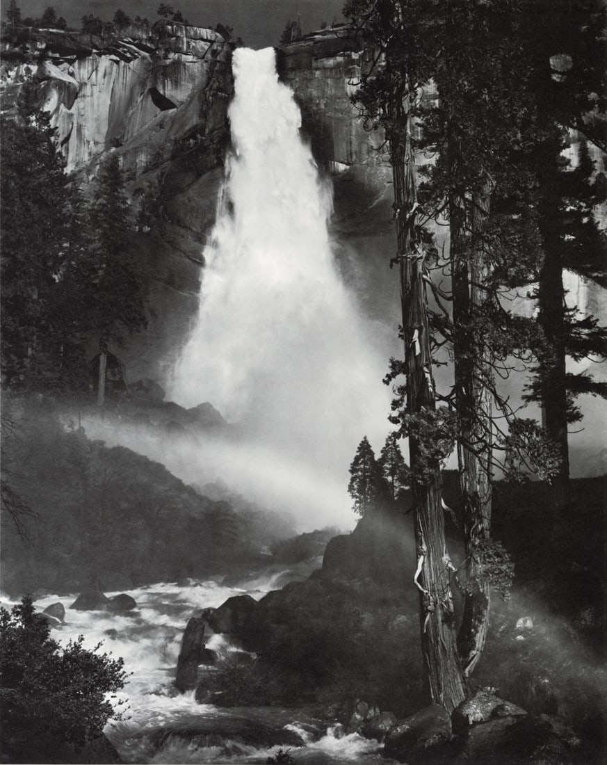 ANSEL ADAMS - Nevada Fall, Yosemite, California 1950 (1 of 1)