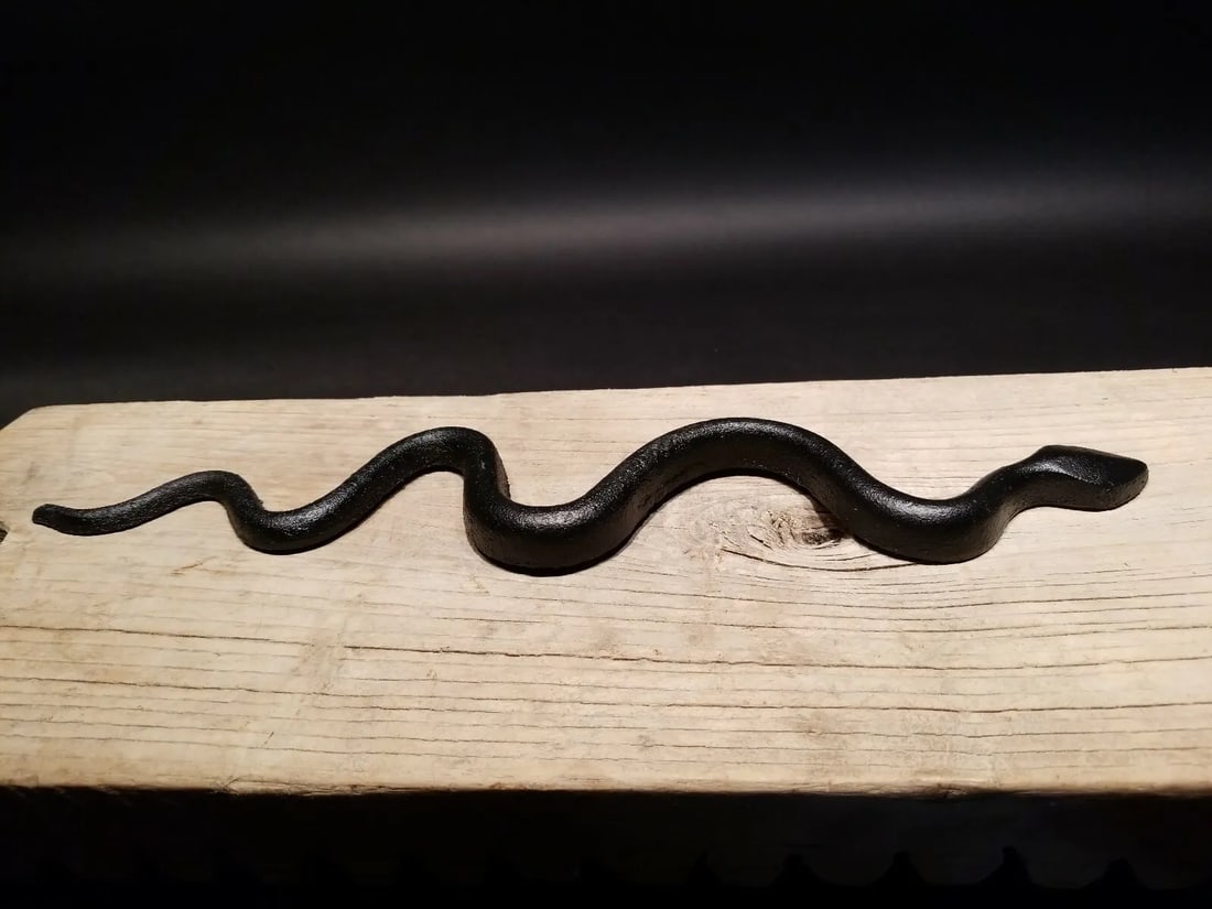 Cast Iron Snake Good Luck Charm (1 of 12)