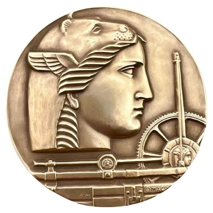 Medallic Art Company 50th Anniversary Bronze Commemorative Medal: About the Item 1953 50th anniversary medal for the Medallic Art company, located in New York City at the time this medal was issued. The artist for this medal was Bruno Mankowski for the Medallic Art 