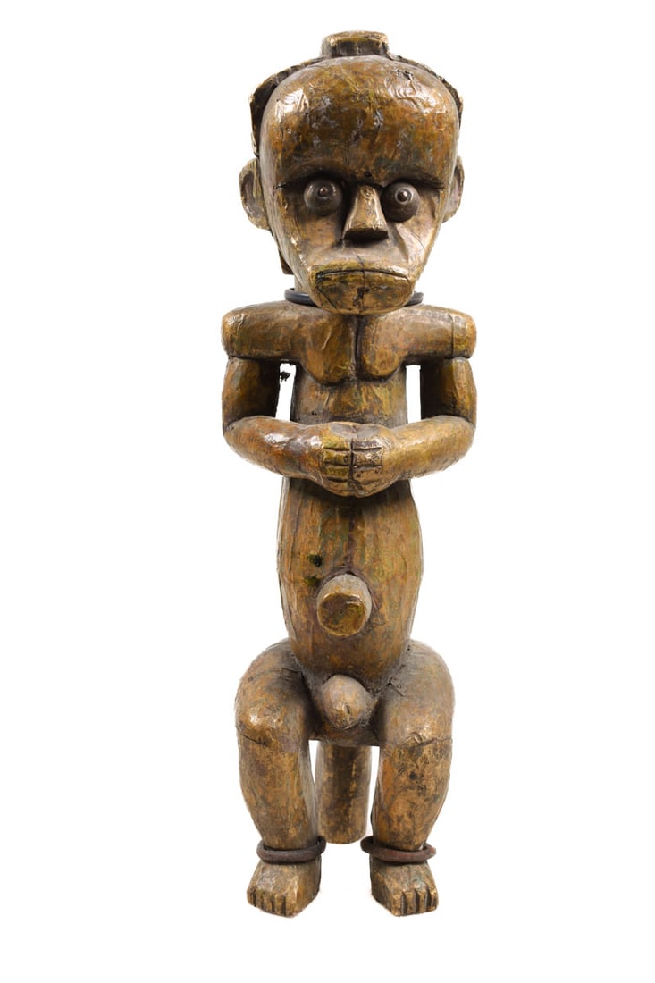 Byeri Figure - Wood - Copper- Fang - Gabon (1 of 7)