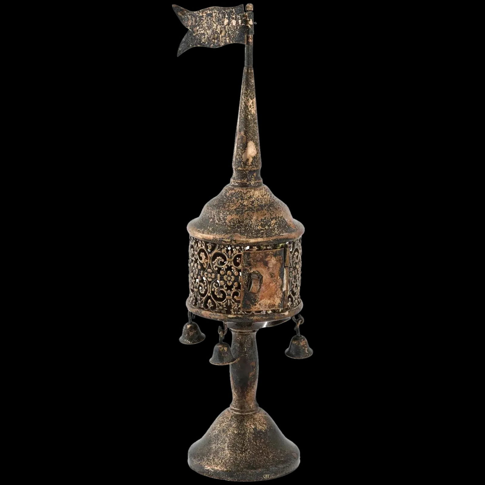 Antique Early 20Th C Judaica Silver Besamim Box (1 of 10)