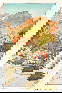 Toshi Yoshida (1911 - 1995): Autumn In Hakone Museum