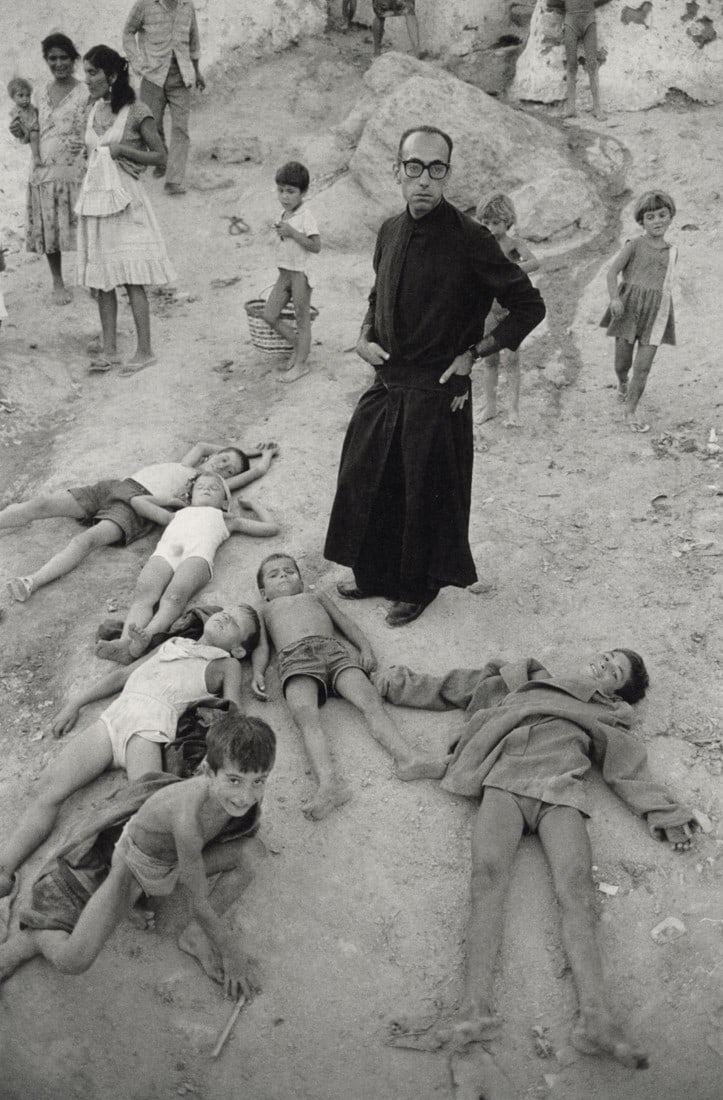 BRUCE DAVIDSON - Almeria, Spain, 1965: Artist: Bruce Davidson Title: Almeria, Spain, 1965 Medium: Photo Litho, 2016, Spain Dimensions: 6.45x9.85" Description: Heat Wax Mounted on 11x14" Conservation Board Artist Bio: Bruce Davidson is an A