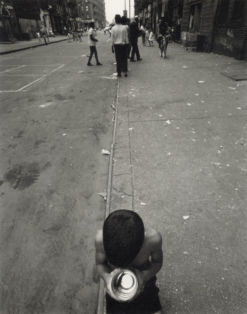 BRUCE DAVIDSON - East 100th Street, 1966-68: Artist: Bruce Davidson Title: East 100th Street, 1966-68 Medium: Photo Litho, 2009, Germany Dimensions: 9.6x7.65" Description: Heat Wax Mounted on 11x14" Conservation Board Artist Bio: Bruce Davidson