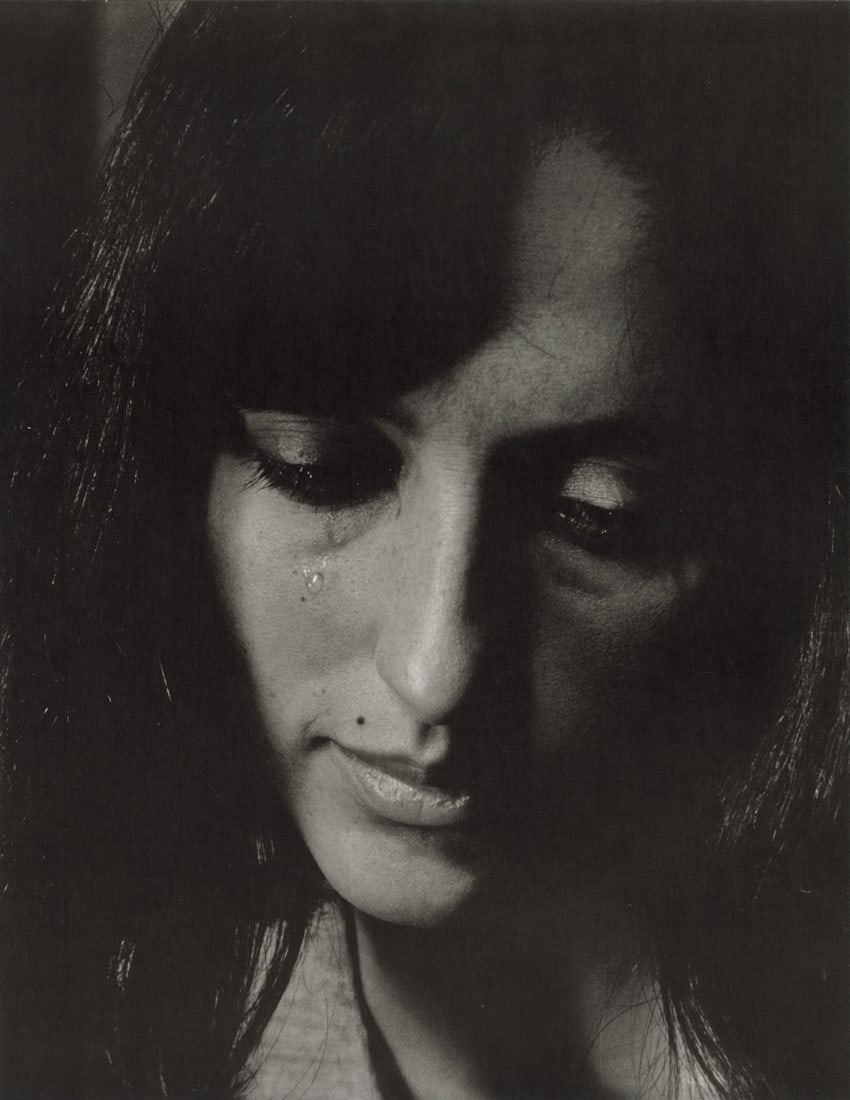 PHILIPPE HALSMAN - Joan Baez, 1967: Artist: Philippe Halsman Title: Joan Baez, 1967 Medium: Photo Litho, 1998, USA Dimensions: 7.95x10.25" Description: Heat Wax Mounted on 11x14" Conservation Board Artist Bio: Philippe Halsman was an Am