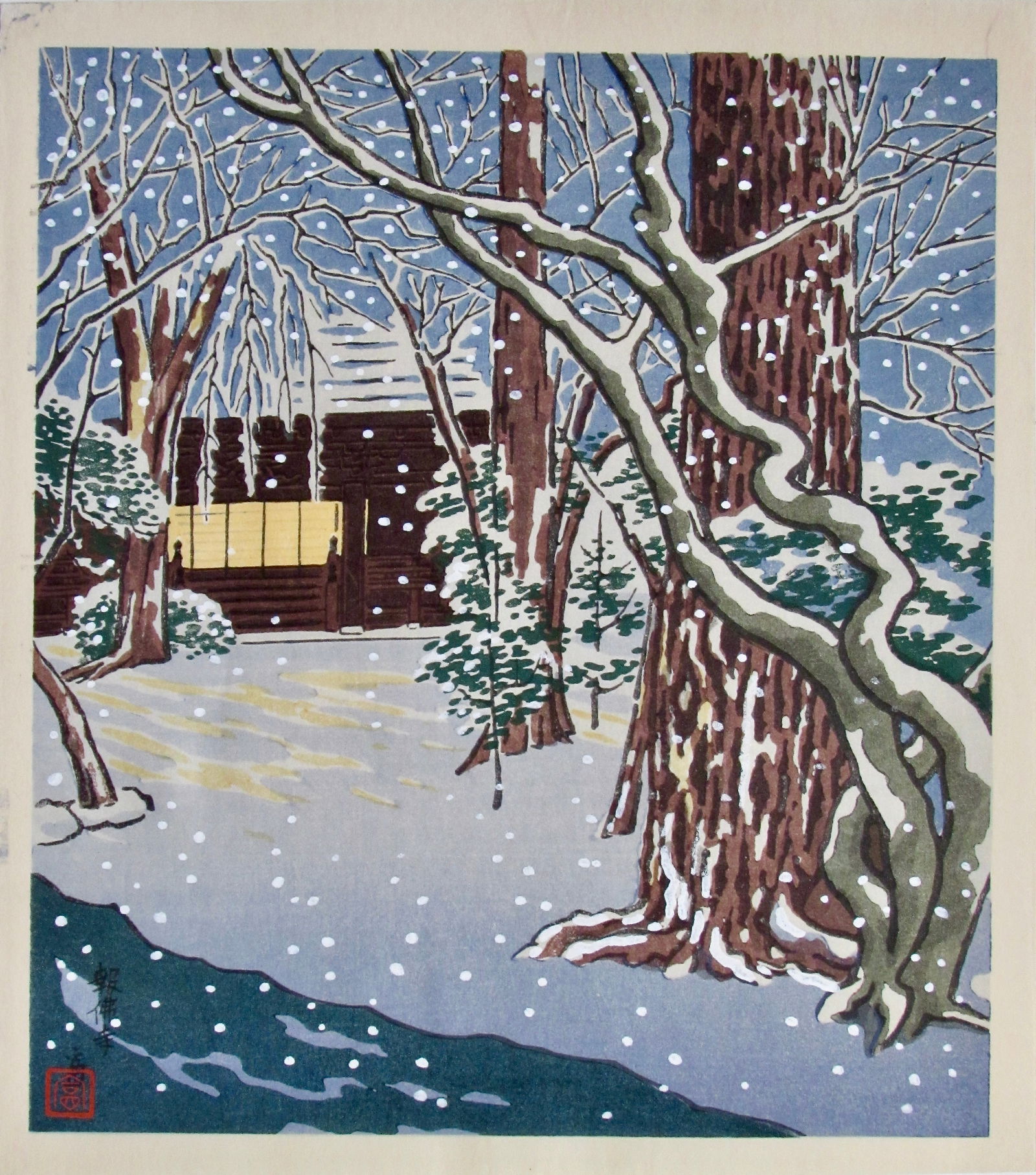 Tokuriki: Cabin in a Snowy Woods (1 of 2)