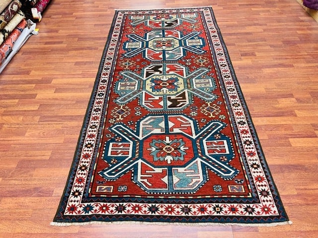 Antique Chelaberd -Karabagh Caucasian Rug-4245 (1 of 9)