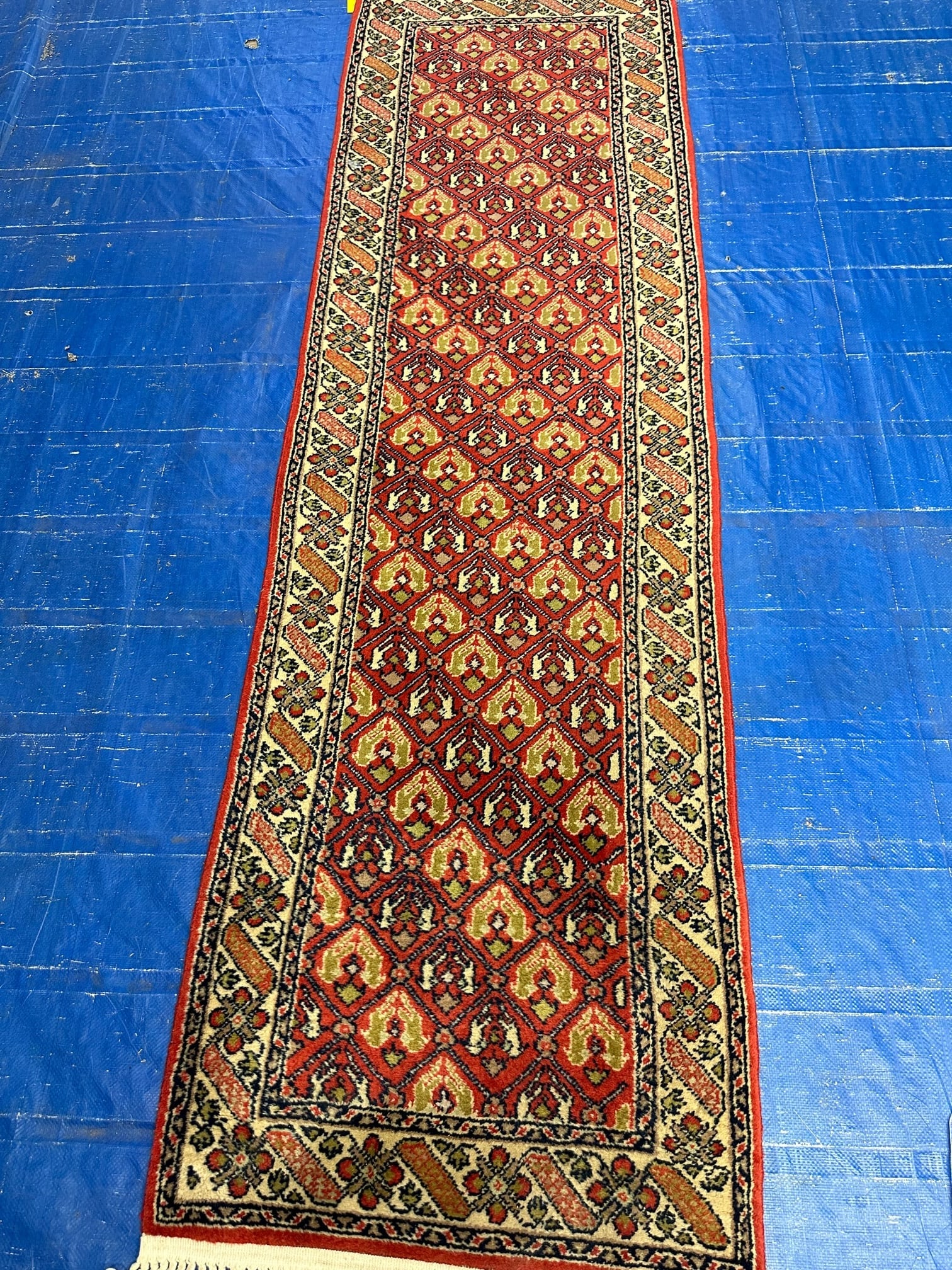 Hand Knotted Agra Tabriz 6.3x2.4 ft (1 of 6)