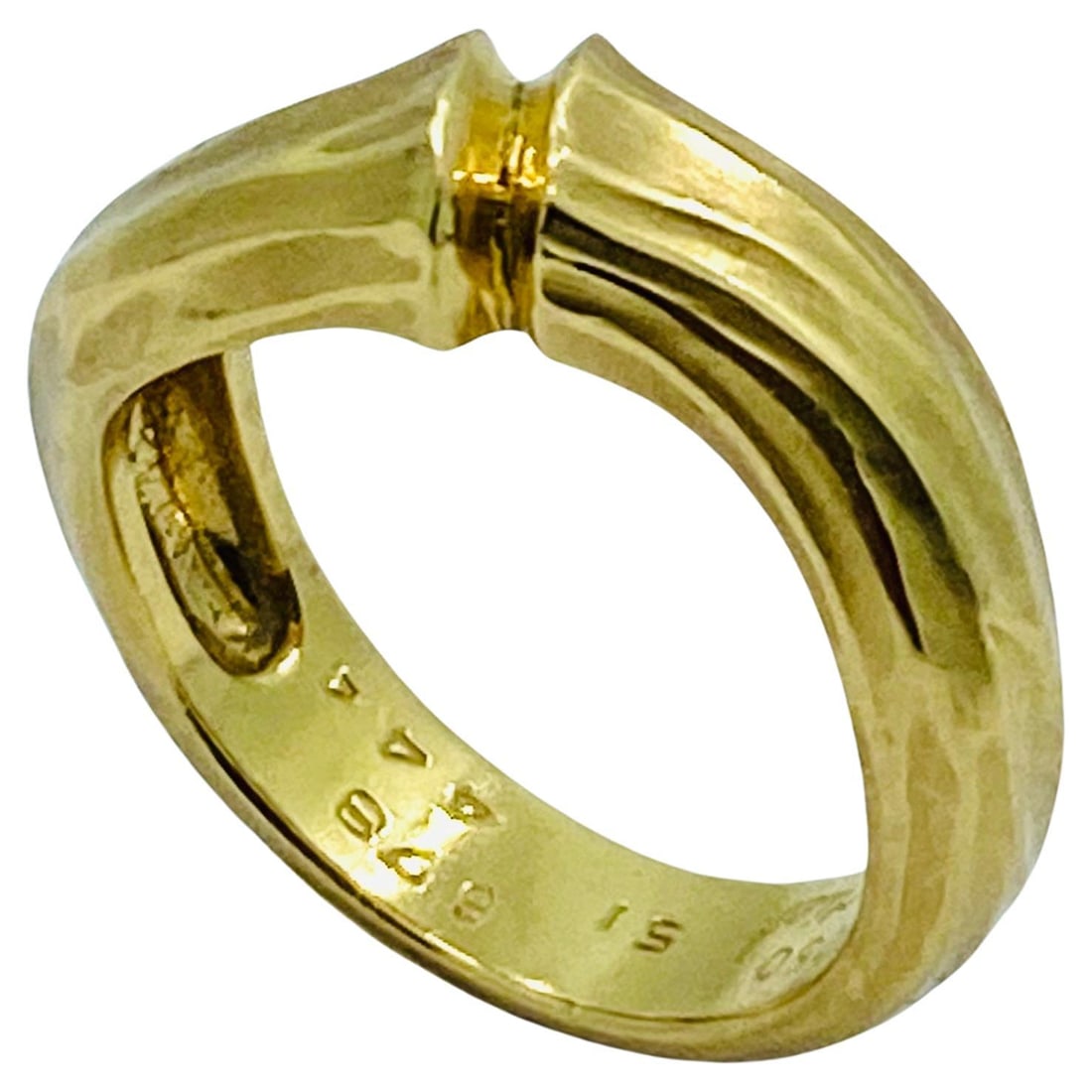 Vintage Cartier Bamboo Ring 18k Gold (1 of 19)