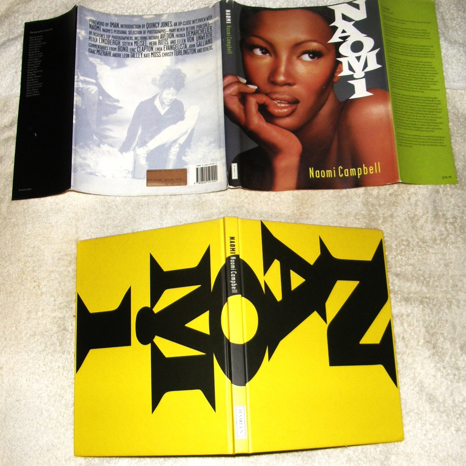 NAOMI CAMPBELL photobook 1996 Signed-Inscribed. (1 of 7)