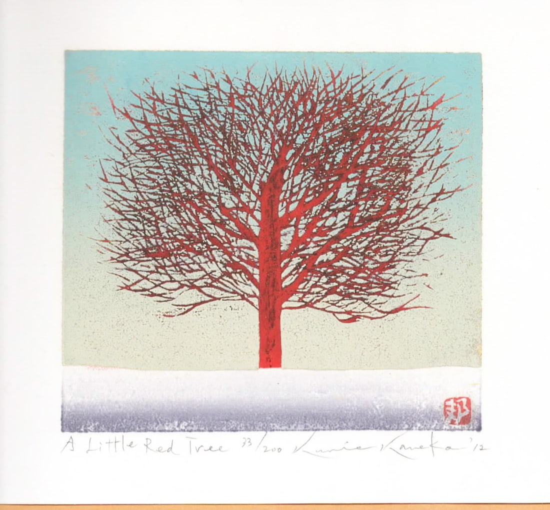 Kunio Kaneko (B.- 1949): A Little Red Tree (1 of 1)