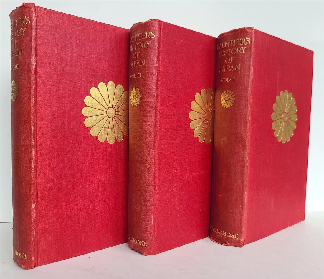 1906 HISTORY of JAPAN & KINGDOM of SIAM Thailand 3 VOLUMES antique ILLUSTRATED (1 of 17)