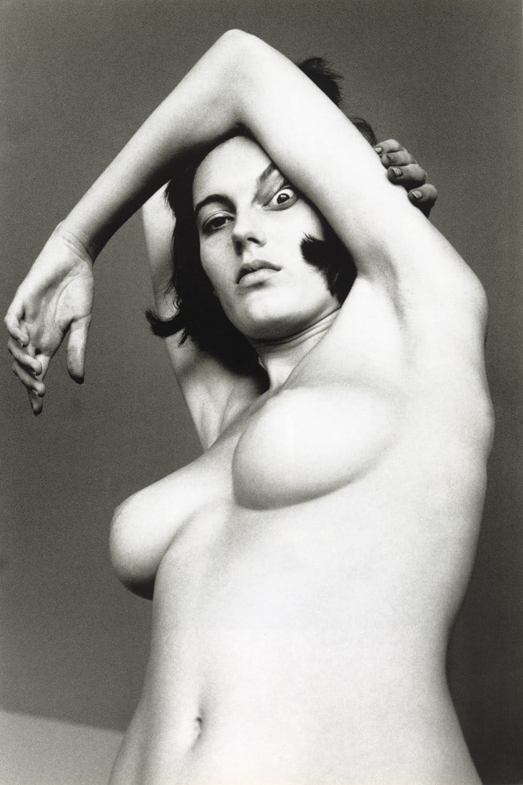 HELMUT NEWTON - Arielle, Monte Carlo, 1982: Artist: Helmut Newton Title: Arielle, Monte Carlo, 1982 Medium: Photo Litho, 1993, Germany Dimensions: 7.85x11.8" Description: Heat Wax Mounted on 12x16" Conservation Board Artist Bio: Helmut Newton (