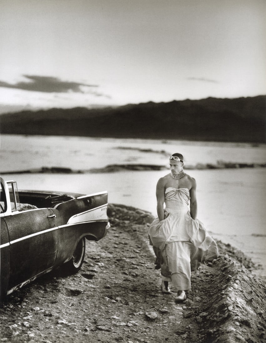 MARK SELIGER - Brad Pitt, Mexicali, Mexico, 1994: Artist: Mark Seliger Title: Brad Pitt, Mexicali, Mexico, 1994 Medium: Photo Litho, 1999, Italy Dimensions: 10.85x14" Description: Heat Wax Mounted on 14x18" Conservation Board Artist Bio: Mark Alan Se