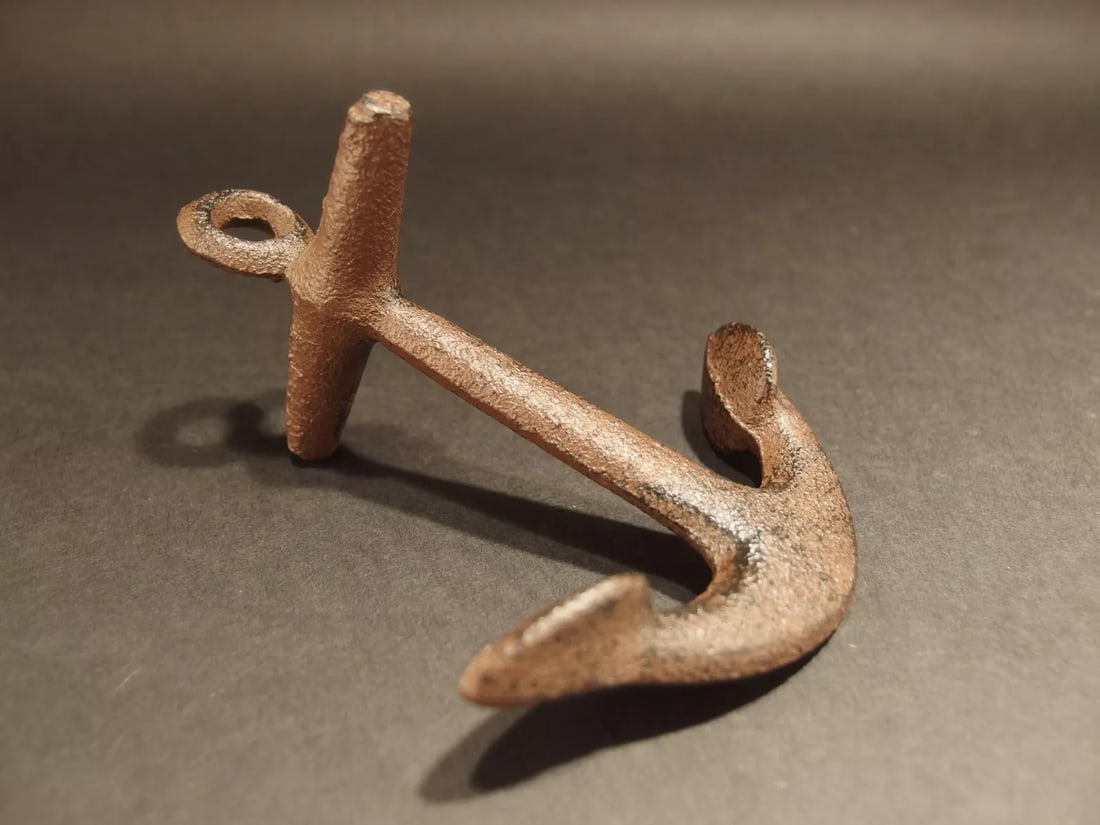 Cast Iron Ships Boat Anchor Desk Paperweight (1 of 10)
