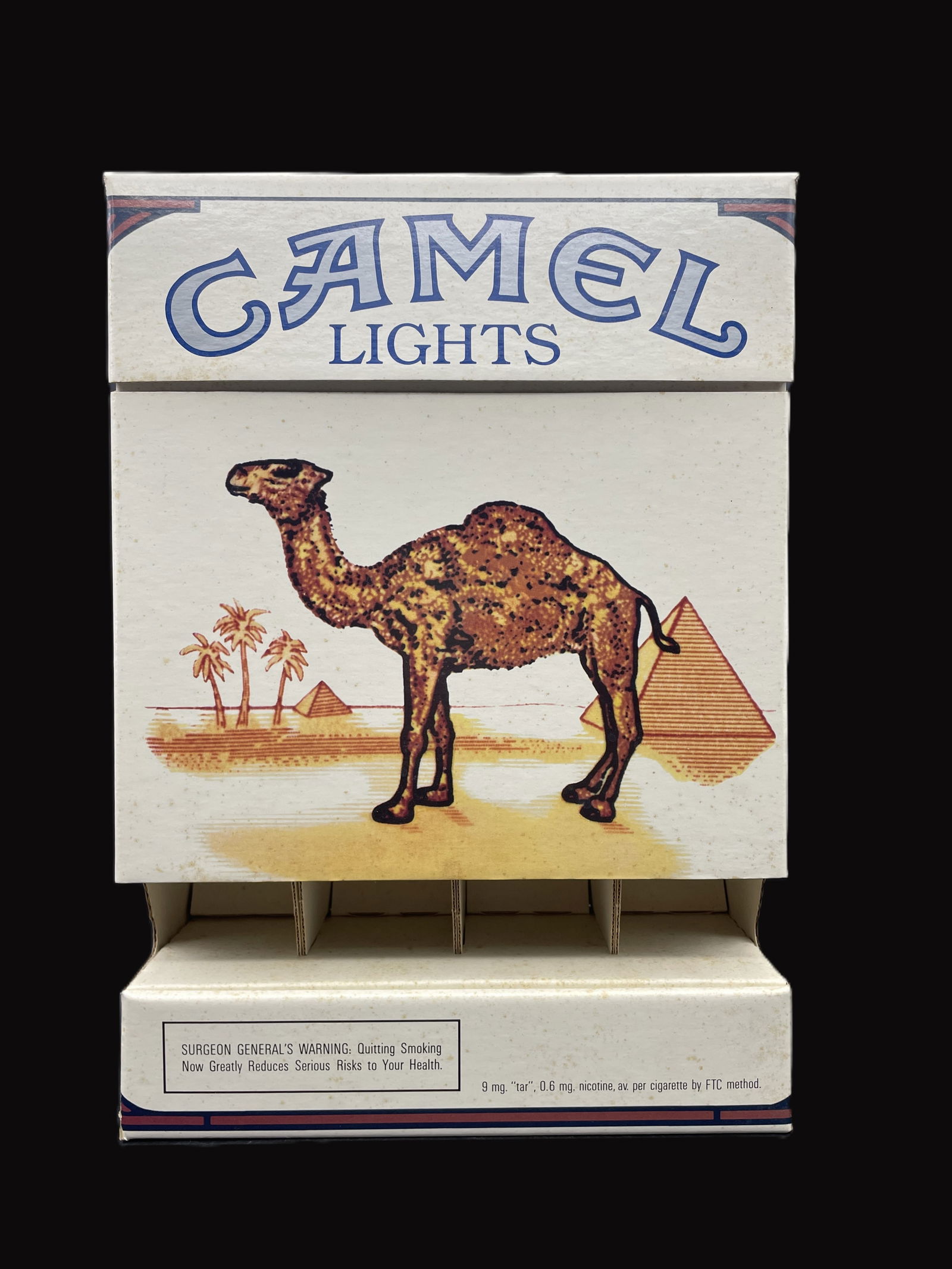 VIntage CAMEL LIGHTS Counter Display Cigarette Dispenser (1 of 8)