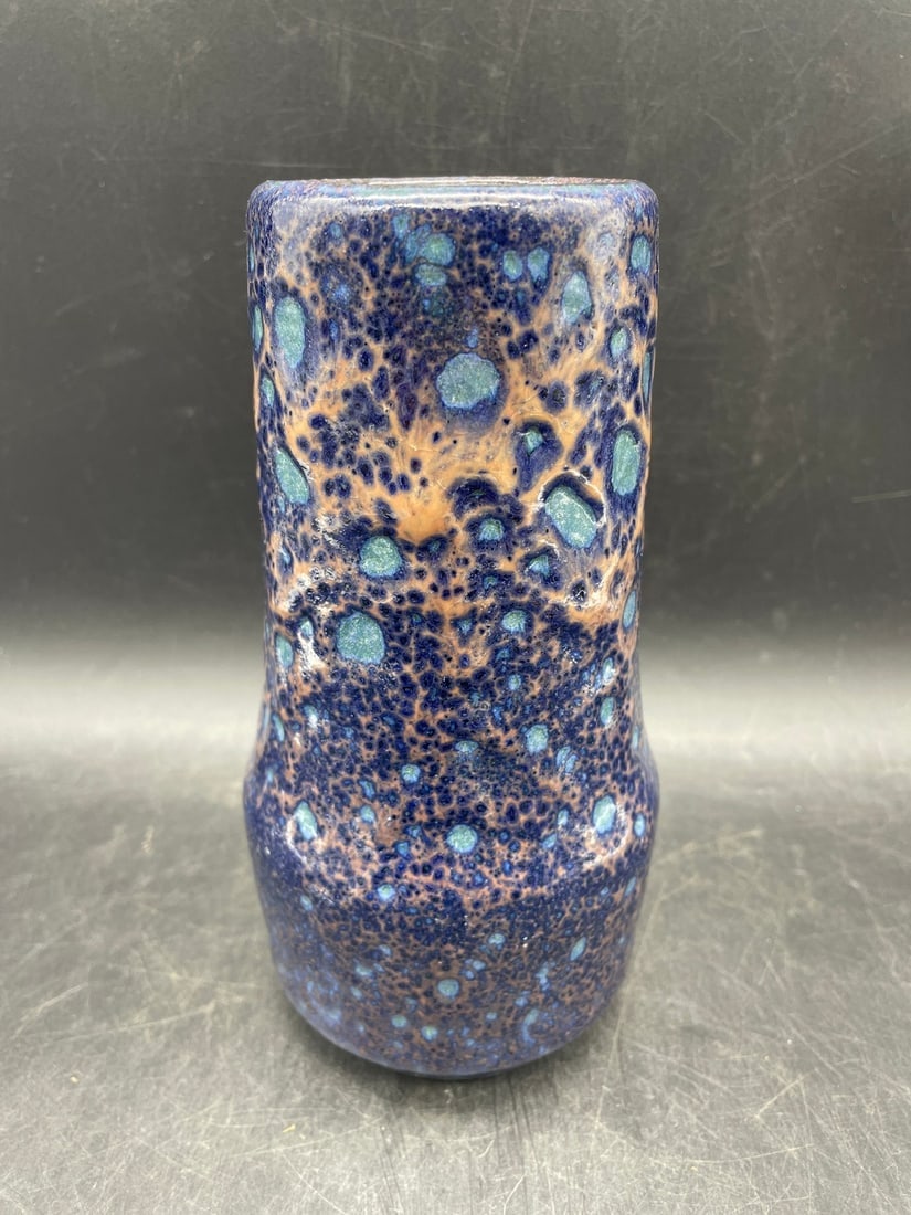 WEST GERMAN POTTERY FAT LAVA VASE CARSTENS (1 of 8)