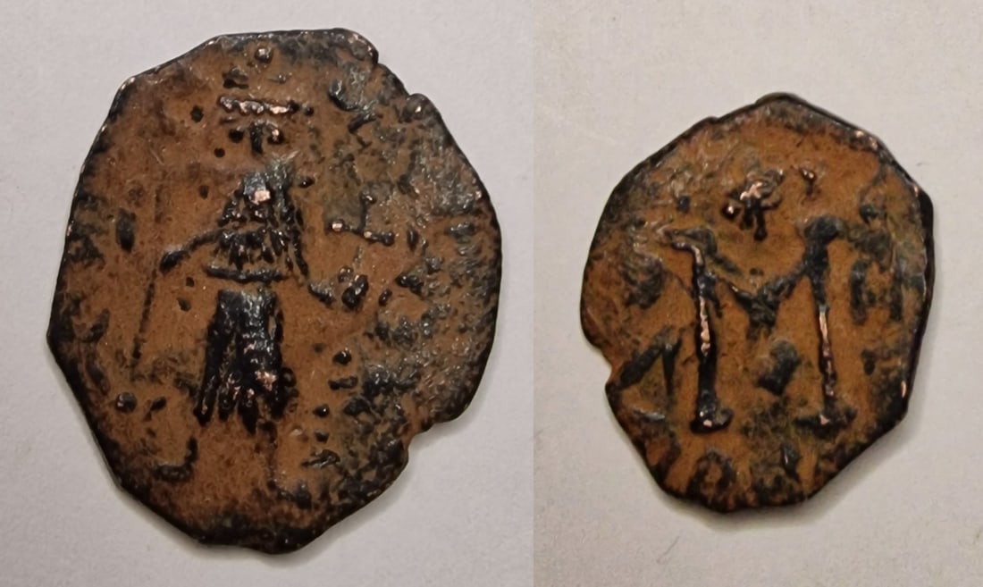 The Byzantine Empire, Follis of Constans II (1 of 1)
