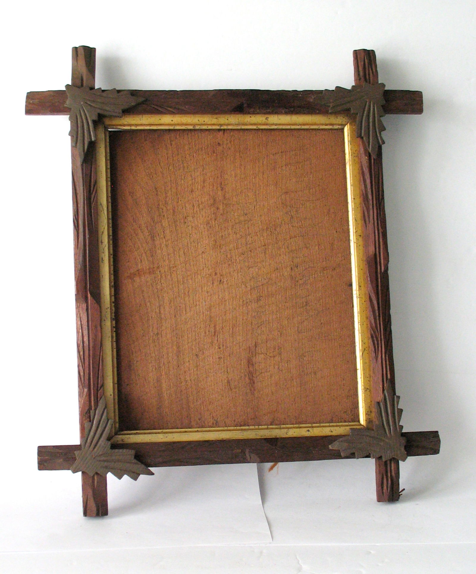 Antique folk art tramp style frame. (1 of 4)