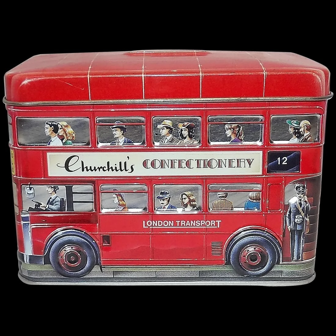 Churchill’s Confectionery Double Decker Bus Bank (1 of 8)