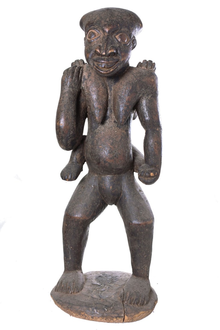 Maternity figure - Bamun - Grassland of Cameroon (83 cm) (1 of 9)