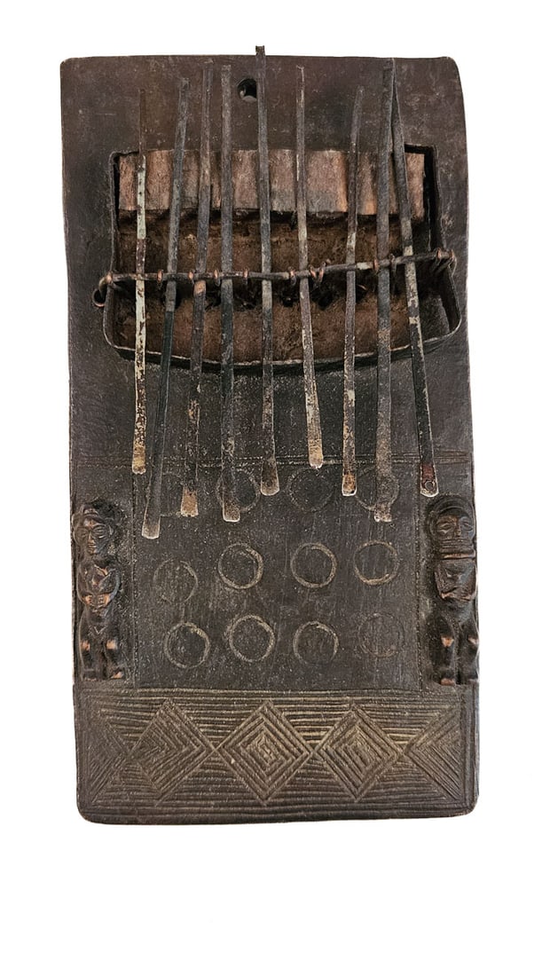 Lemellophone - Wood, Metal - Sanza - Chokwe - DR Congo (1 of 7)