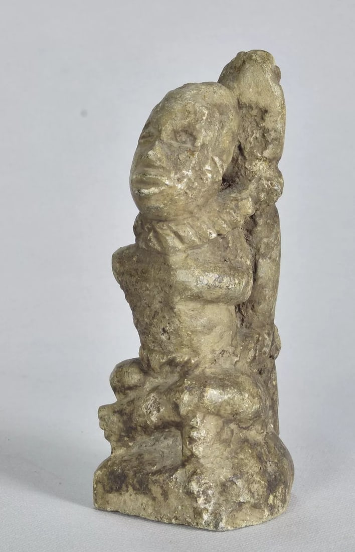 African Art Cute NTADI Bakongo funerary stone figurine Congo rdc sculpture (1 of 11)
