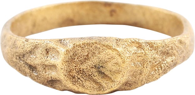 MEDIEVAL CHRISTIAN RING C. 5TH-9TH CENTURY AD, SIZE 6 ¼ (1 of 5)
