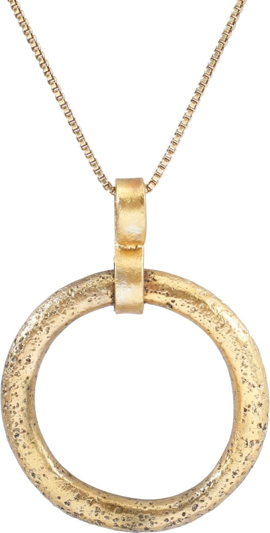 CELTIC PROSPERITY RING NECKLACE, C.300-100 BC, (1 of 4)