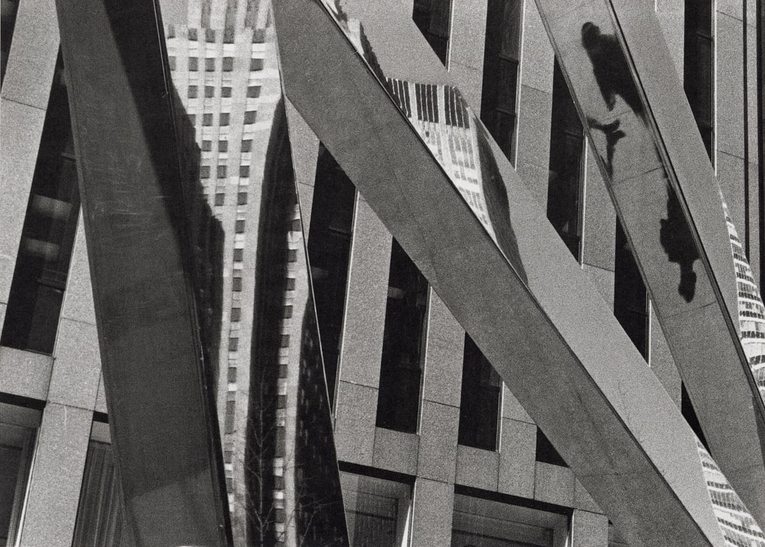 ANDRE KERTESZ - Sixth Avenue, New York, 1973: Artist: Andre Kertesz Title: Sixth Avenue, New York, 1973 Medium: Photo Litho, 1984, Switzerland Dimensions: 8.2x5.9" Description: Heat Wax Mounted on 8.5x11" Conservation Board Artist Bio: Andre Kert