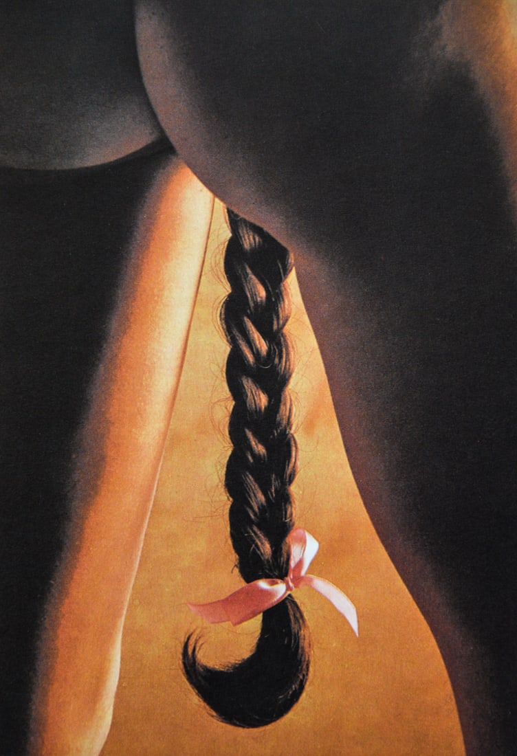 JOHN THORNTON - Untitled Female Figure: Artist: John Thornton Title: Untitled Female Figure Medium: Photo Litho, 1977, Italy Dimensions: 4.9x7.1" Description: Heat Wax Mounted on 8.5x11" Conservation Board Reserve: $45.00 Shipping: Domestic