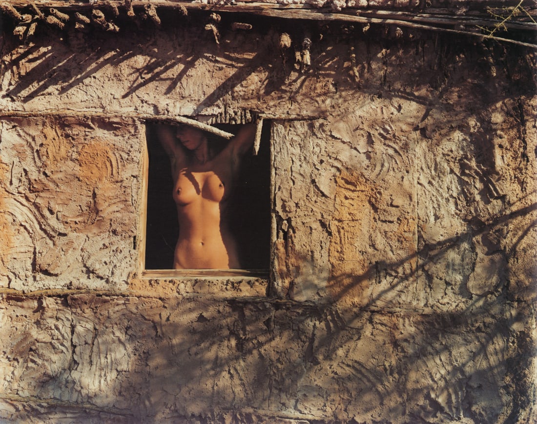 COLE WESTON - Female Figure, Arizona, 1979: Artist: Cole Weston Title: Female Figure, Arizona, 1979 Medium: Photo Litho, 1998, Italy Dimensions: 9.85x7.8" Description: Heat Wax Mounted on 11x14" Conservation Board Artist Bio: Cole Weston (1919