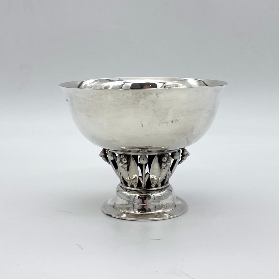 Early 20th Century Modern Sterling Silver Bowl Imported Marked London 1927 George Stockwell (1 of 9)