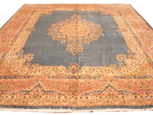 12' x 15' Grey Persian Kerman Rug #PIX-12709 (1 of 6)