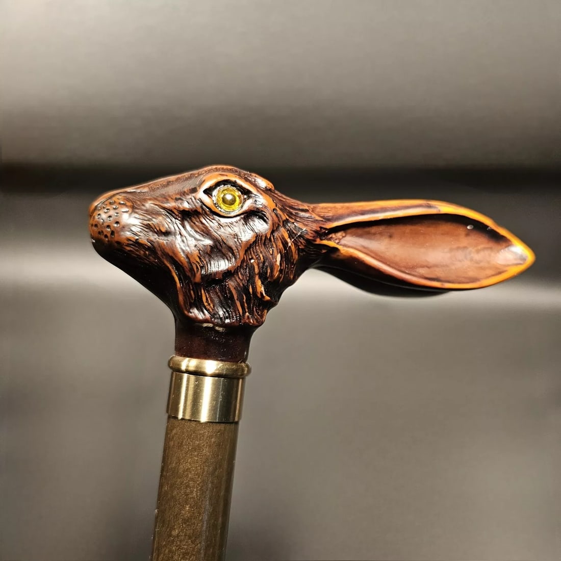 36" Jack Rabbit Walking Stick Cane (1 of 20)