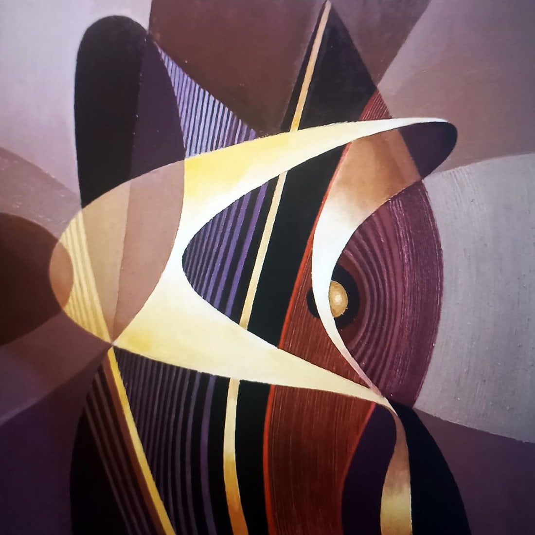 Oil painting Tape and forms Alexander Strashevich: 40STRASH Painter: Alexander Strashevich Size: 50x50 cm/19.68x19.68 inches Components: oil, cardboard Original painting CONDITION: excellent ARTIST: Strashevich Alexander Vladimirovich Born 1951 in Ode