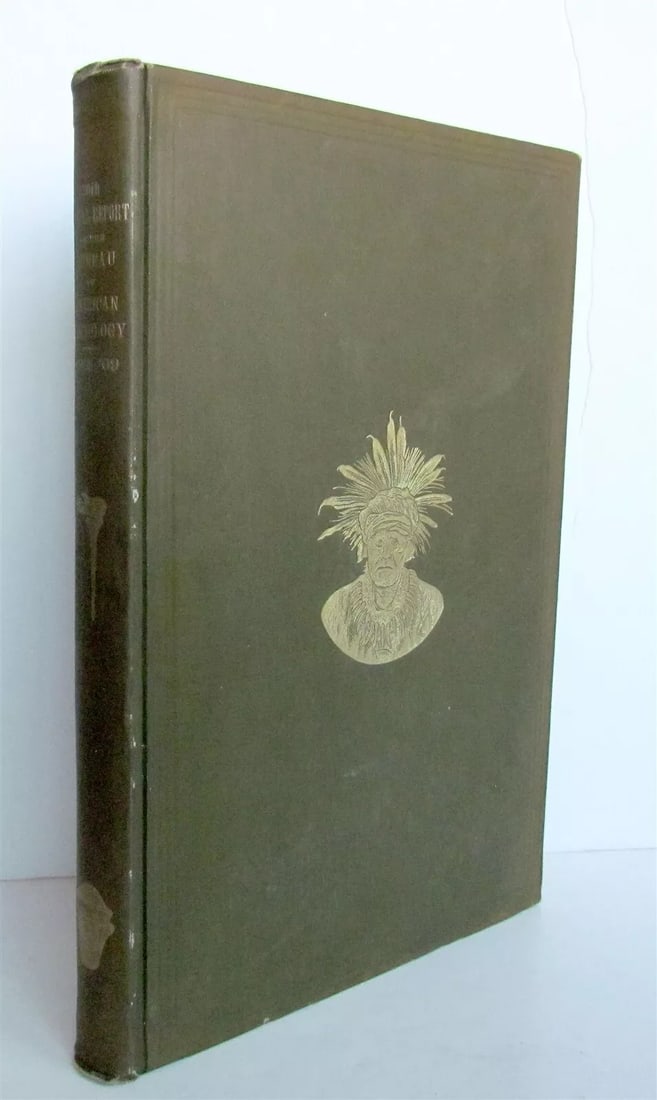 1908-1909 REPORT of BUREAU of AMERICAN ETHNOLOGY by J.POWELL antique ILLUSTRATED: Printed in 1915 Size 8 by 11.5" Illustrated in color & b/w. Very good interior condition. Minor wear of binding. Text in English Please see my other auctions Reserve: $98.00 Shipping: Domestic: Flat-r