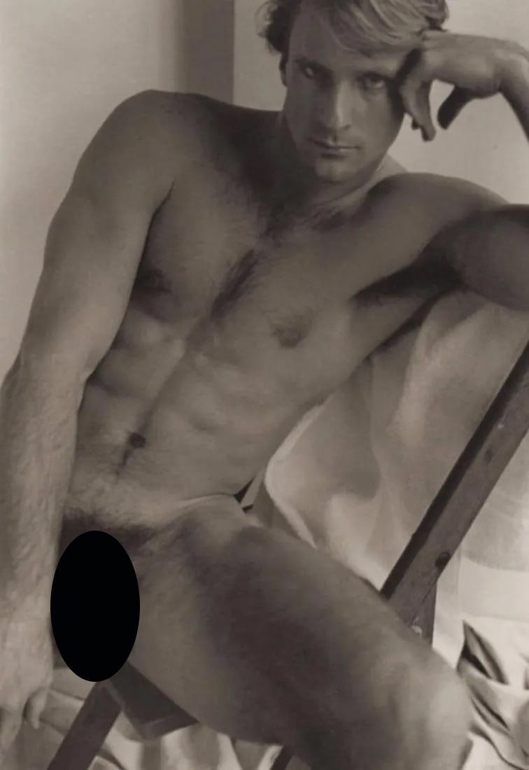 KEN HAAK - Male Figure,1982: Artist: KEN HAAK Print Title: Male Figure,1982 Medium: Tri-tone Photo-lithographs (Limited edition of 5000) Printed in the 1980’s, in the US Image size (inches) smaller print, approx 4.5 x 3” 