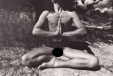EIKOH HOSOE - Lacoste, France, 1976 (Namaste): Artist: EIKOH HOSOE Print Title: Lacoste, France, 1976 (Namaste) Medium: Duotone Photolighograph Printing Date: 1980’s Printed in Germany Image Size: 6 x 8.5” Additional Information: COA inclu