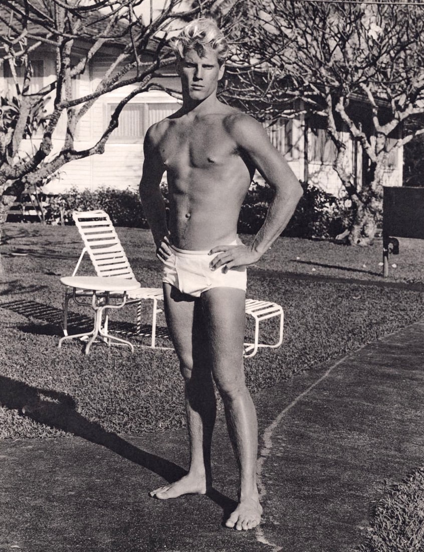 BRUCE WEBER - Male Figure: Artist: BRUCE WEBER Print Title: Male Figure Medium: Sheet-fed photogravure, edition of 5000 Printing Date: 1980's in Japan Image Size approx.: 13 x 10” Bruce Weber(born March 29, 1946) is an Am