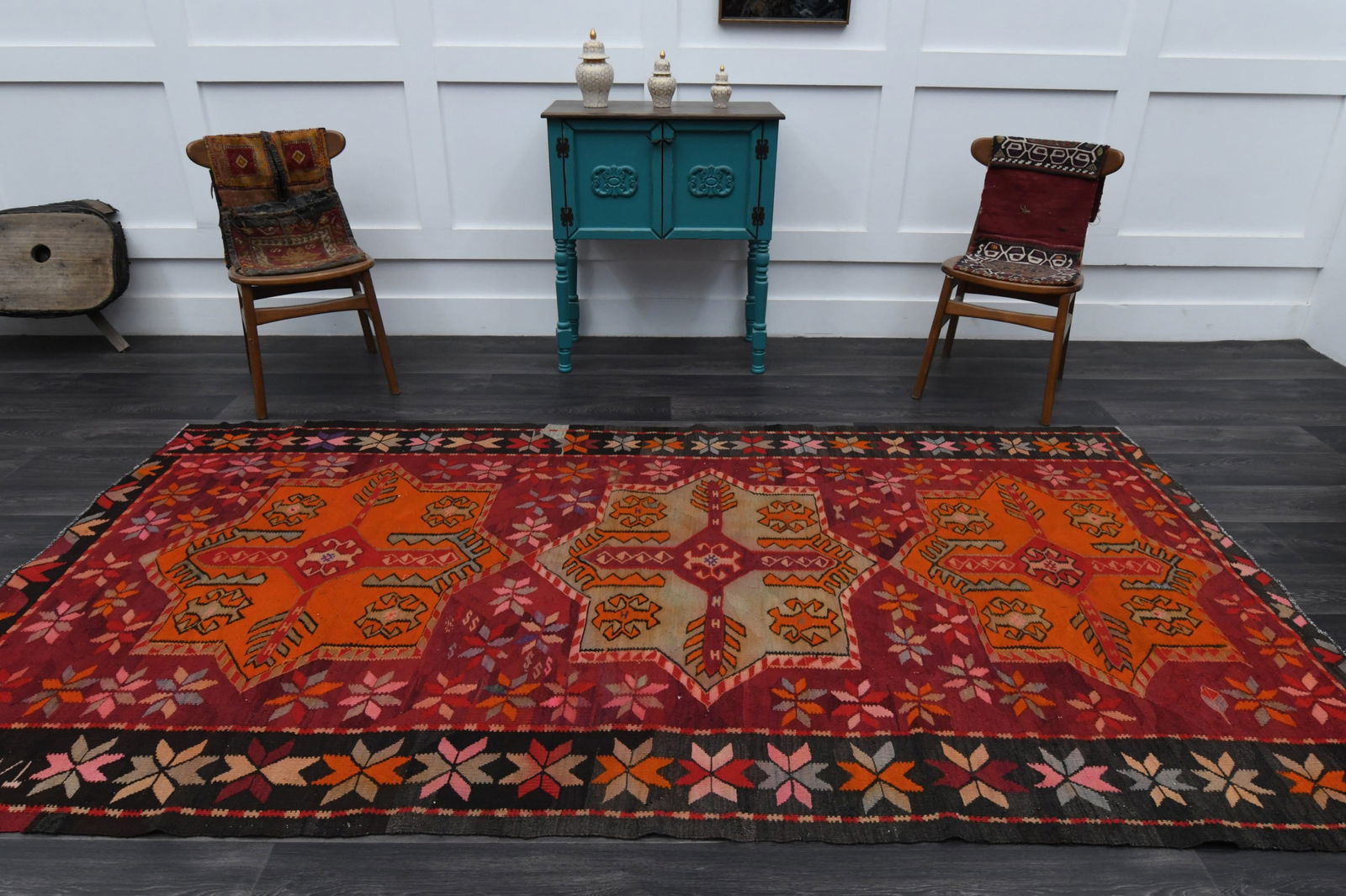 5x10 TURKISH FLATWEAVE KILIM (1 of 9)
