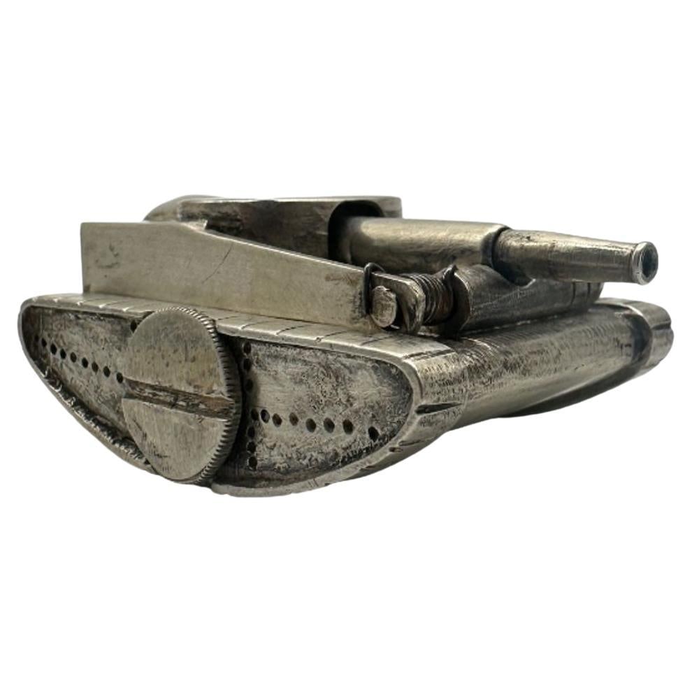Rare Vintage Military Tank SilverLighter (1 of 20)