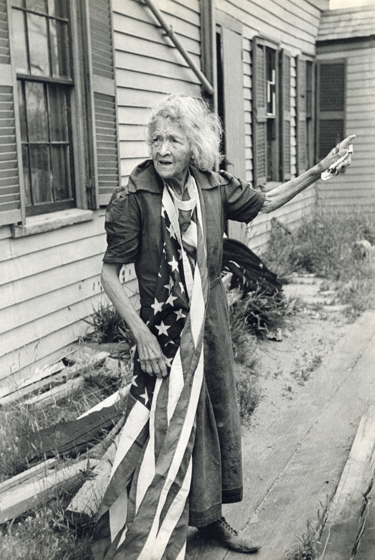 HENRI CARTIER-BRESSON - Independence Day, 1947: Artist: Henri Cartier-Bresson Title: Independence Day, New England, 1947 Medium: Sheet Fed Gravure, 1952, France Dimensions: 9.1x13.5" Description: Heat Wax Mounted on 12x16" Conservation Board Artist
