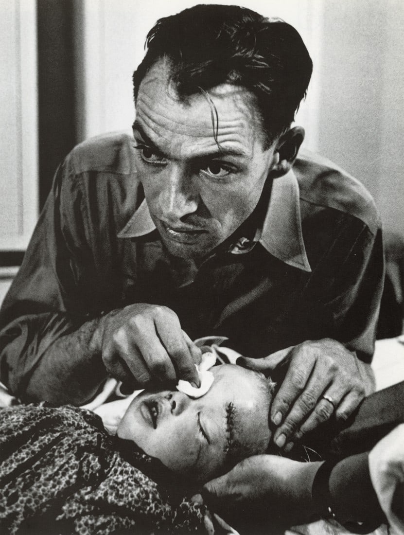 W. EUGENE SMITH - A Country Doctor, 1948: Artist: W. Eugene Smith Title: A Country Doctor, 1948 Medium: Photo Litho, 1999, Dubai Dimensions: 7.4x9.8" Description: Heat Wax Mounted on 11x14" Conservation Board Artist Bio: W. Eugene Smith (1918