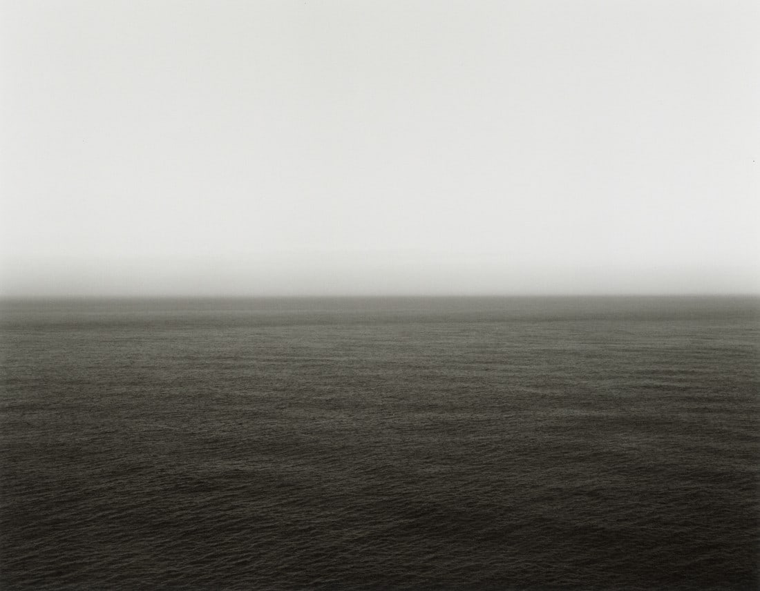 HIROSHI SUGIMOTO - Sea of Okhotsk, Hokkaido, 1989: Artist: Hiroshi Sugimoto Title: Sea of Okhotsk, Hokkaido, 1989 (NEG. #551) Medium: Photo Litho, 2019, Italy Dimensions: 8.45x6.6" Description: Heat Wax Mounted on 8.5x11" Conservation Board Artist Bio