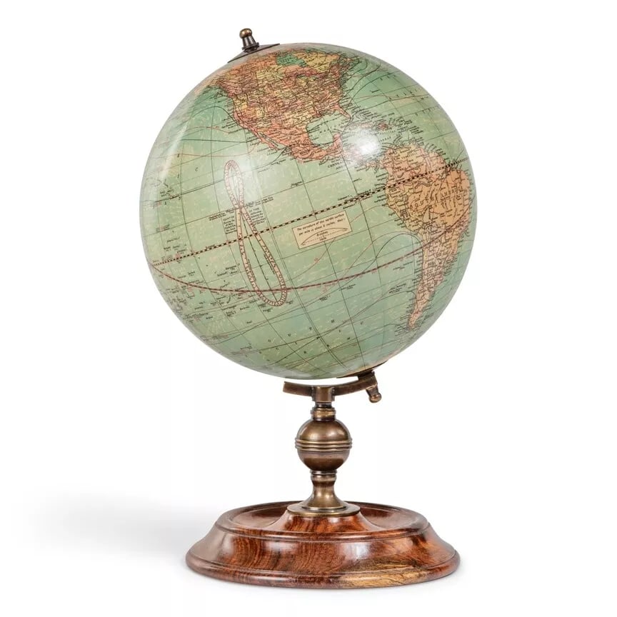 12" Tall Weber Costello 1921 USA Style Globe (1 of 5)